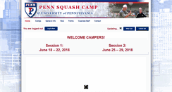 Desktop Screenshot of pennsquashcamp.com